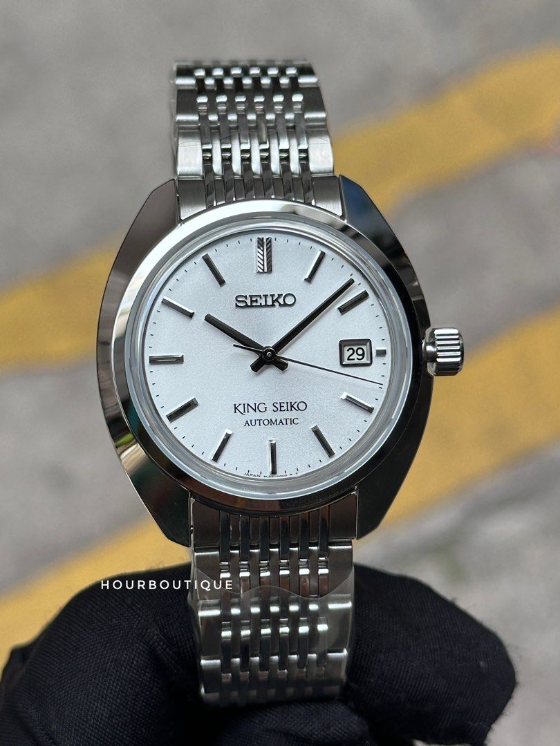 Brand New King Seiko KS1969 White Dial Automatic Mens Watch SDKA017 SJE109J1