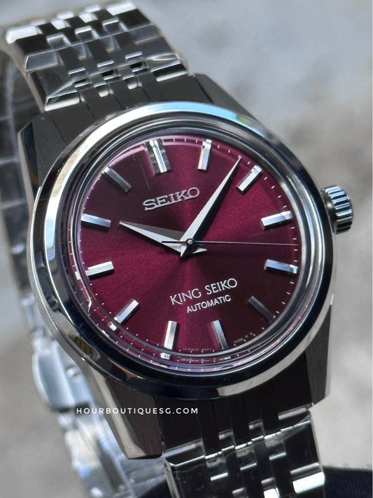 Brand New King Seiko Red Dial Men's Automatic Watch SDKS009 SPB287