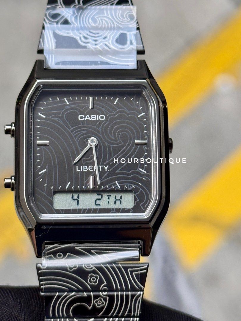 Brand New Latest Casio X Liberty Ana Digital Watch AQ-230EBLR-1A