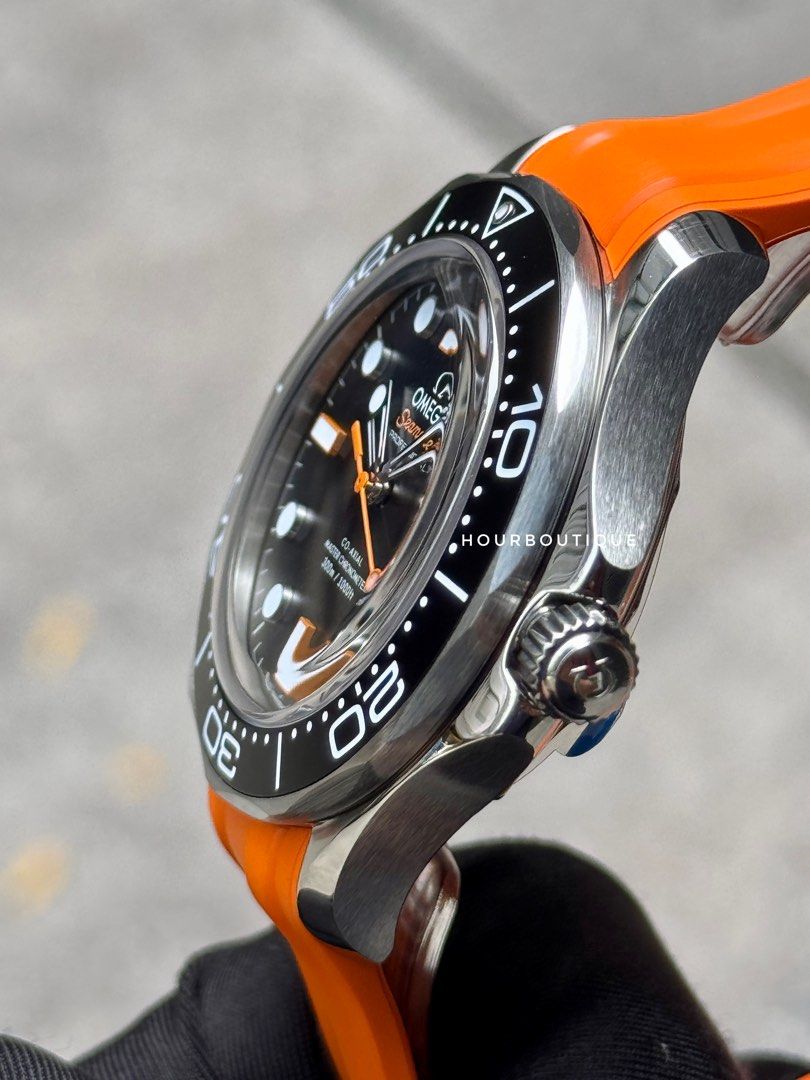Brand New Latest Omega SeaMaster 300 Orange Index Automatic Divers Watch
