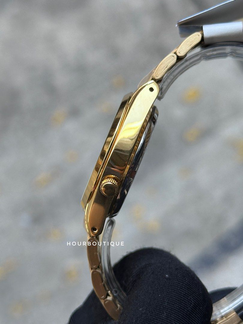 Brand New Made In Japan Seiko 5 Lume Dial PVd Gold Case Automatic Watch SNK578J1