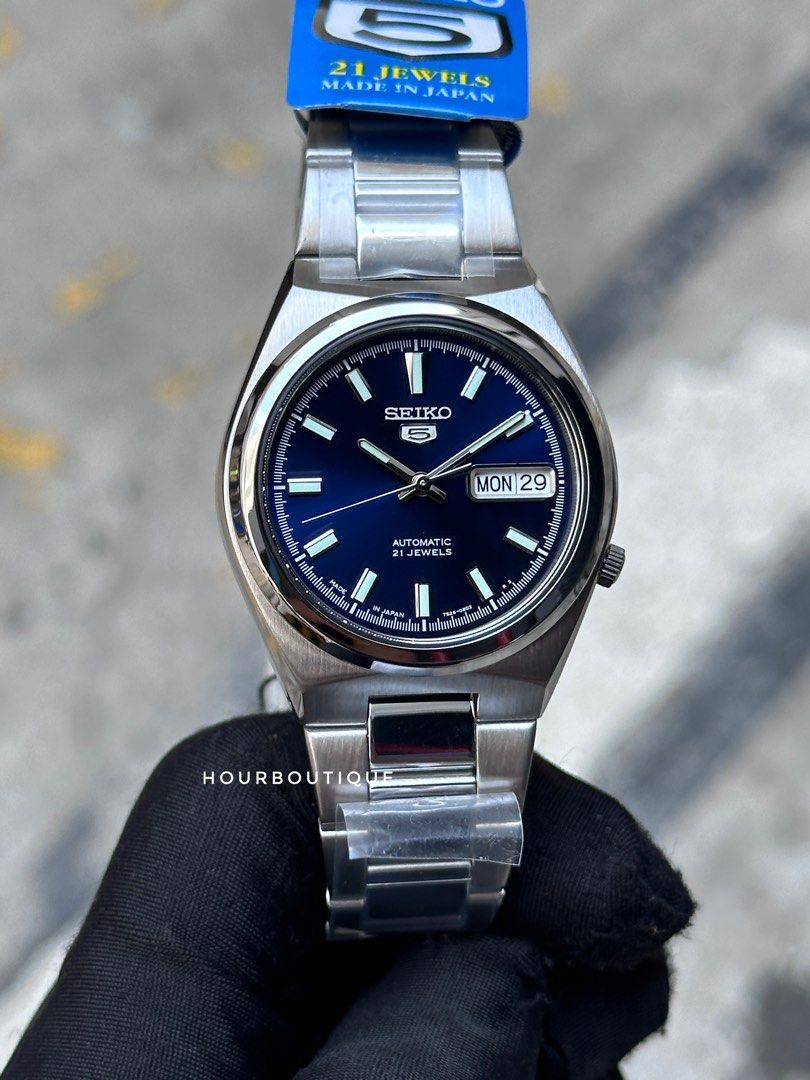 Seiko 5 blue dial automatic store