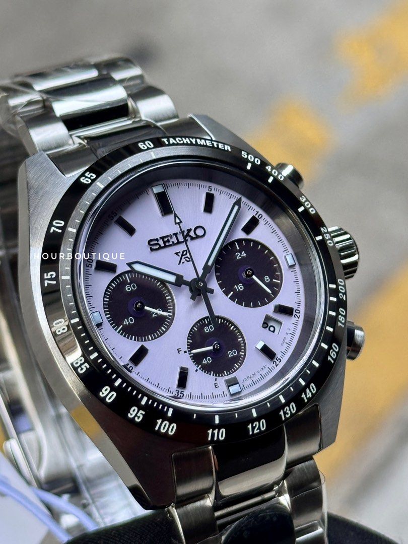 Brand New Made In Japan Seiko Prospex SpeedTimer World Athletics Solar Chronograph Watch SBDL119 SSC955P1