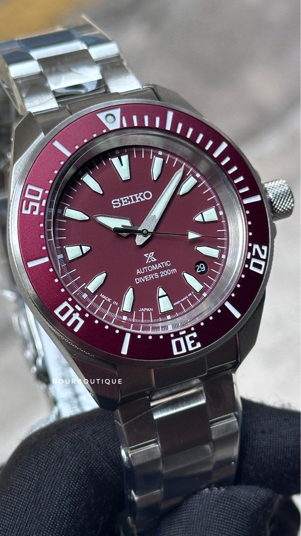 Brand New Made In Japan Version Seiko Prospex Red Samurai Automatic Watch SBDY129
