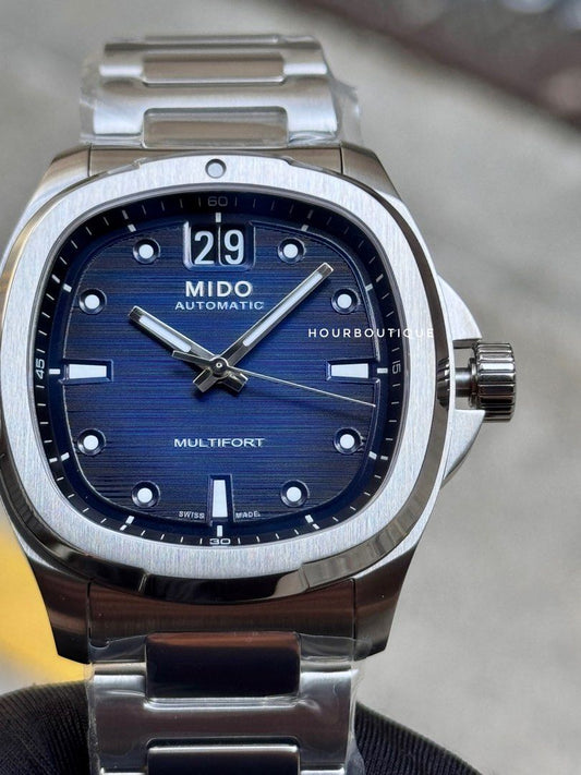 Brand New Mido Multifort Automatic Blue Dial Watch M049.526.11.041.00