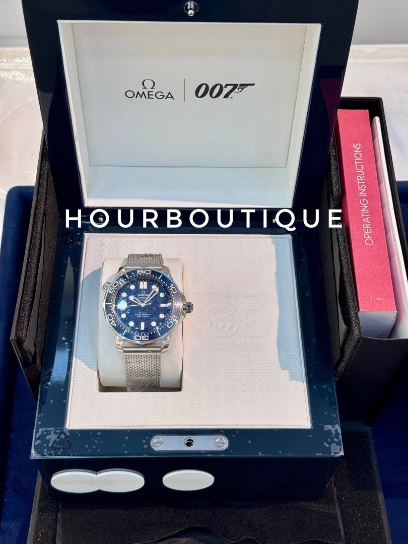 Brand New Omega SeaMaster James Bond Edition Automatic Divers Watch 210.30.42.20.03.002