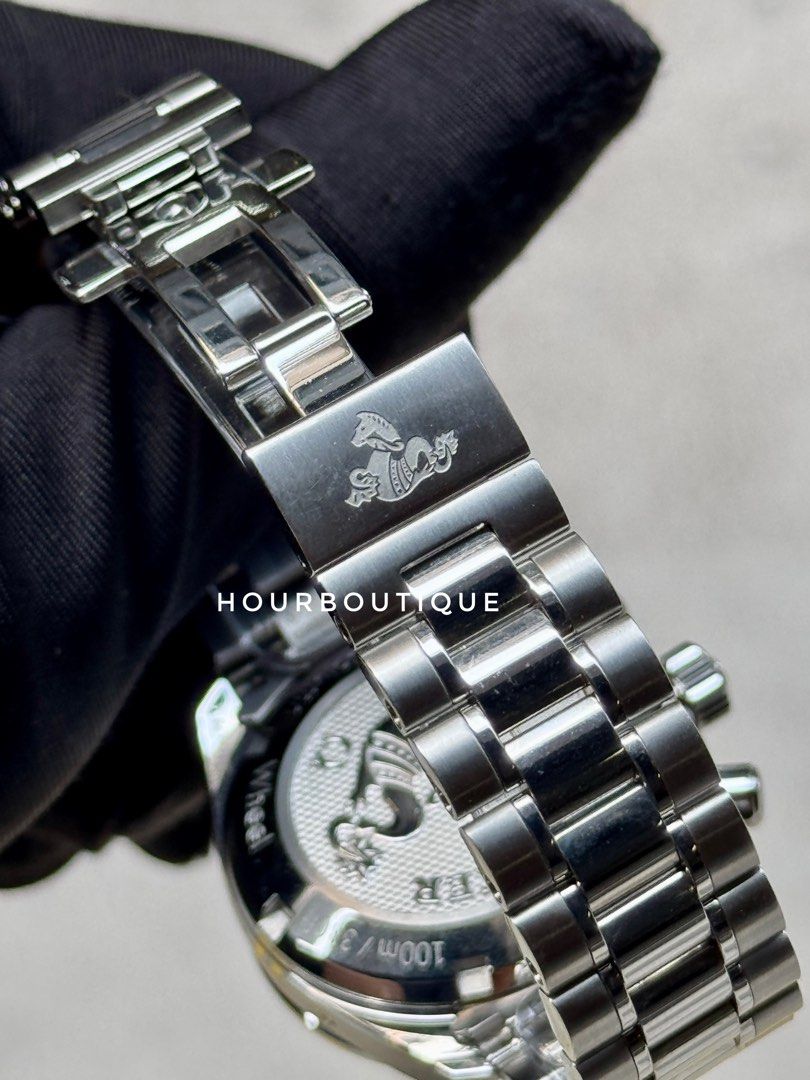 Brand New Omega SpeedMaster 38 Opaline Dial Automatic Chronograph Watch 324.30.38.50.02.001