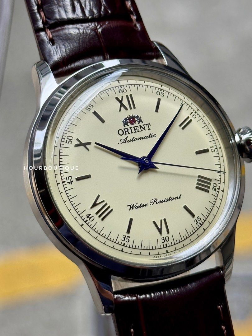Brand New Orient 38mm Cream Dial Bambino Automatic Watch RA-BB0003Y