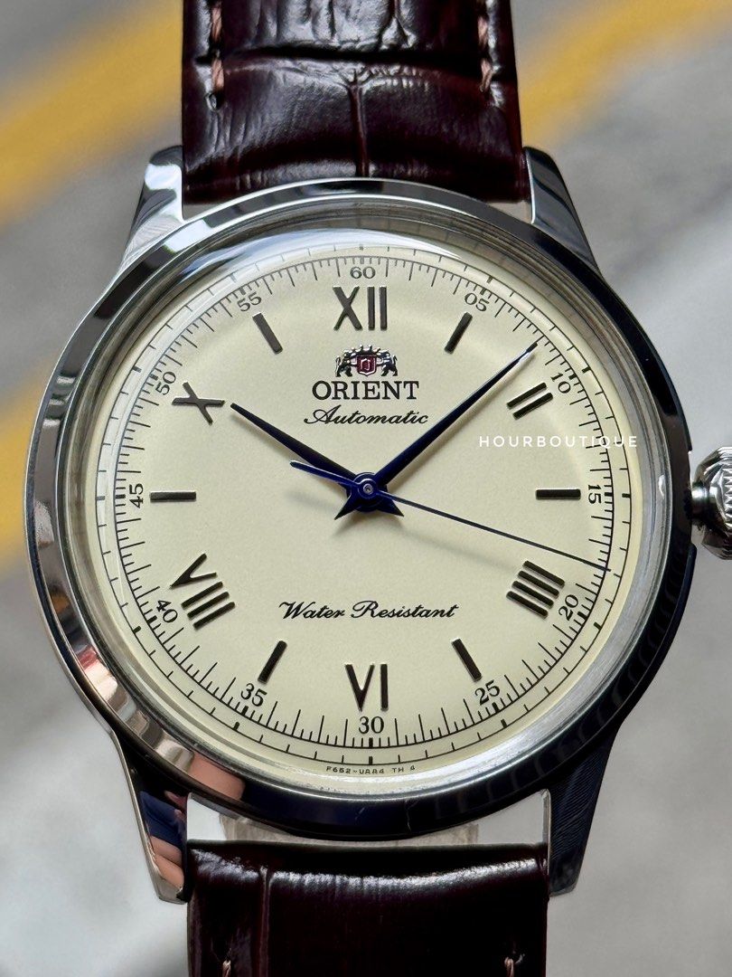 Brand New Orient 38mm Cream Dial Bambino Automatic Watch RA-BB0003Y