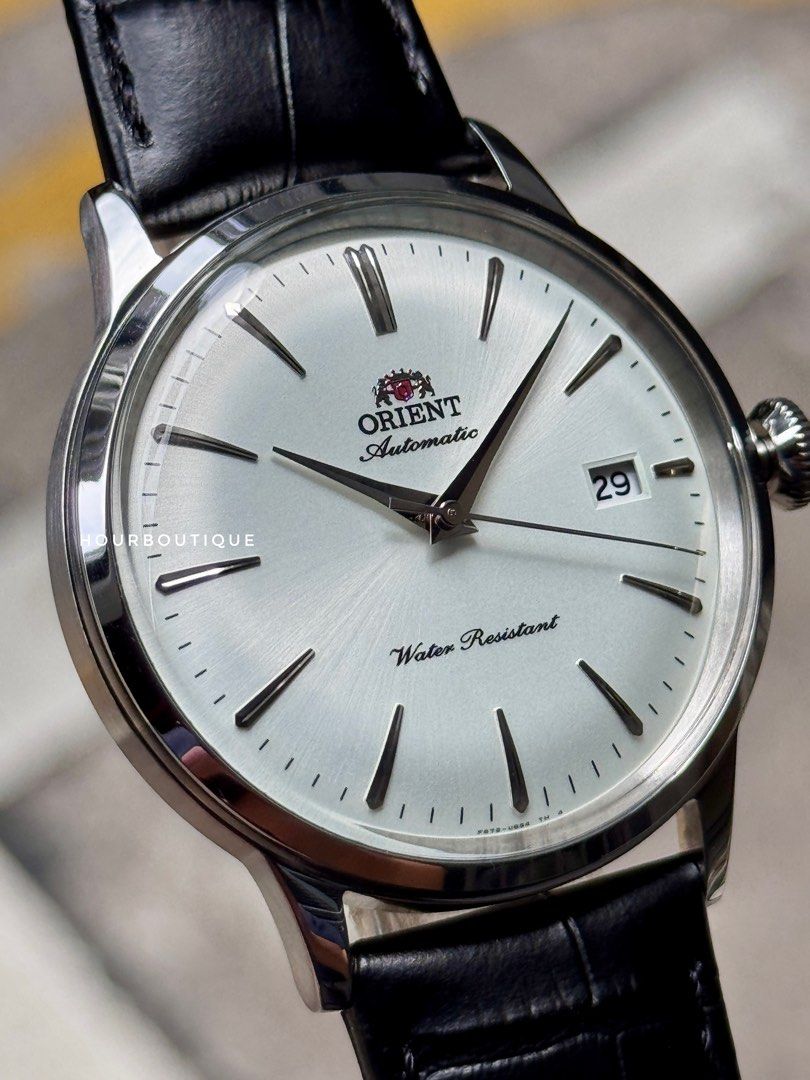 Brand New Orient 40mm Bambino White Dial Automatic Watch RA-AC0031S