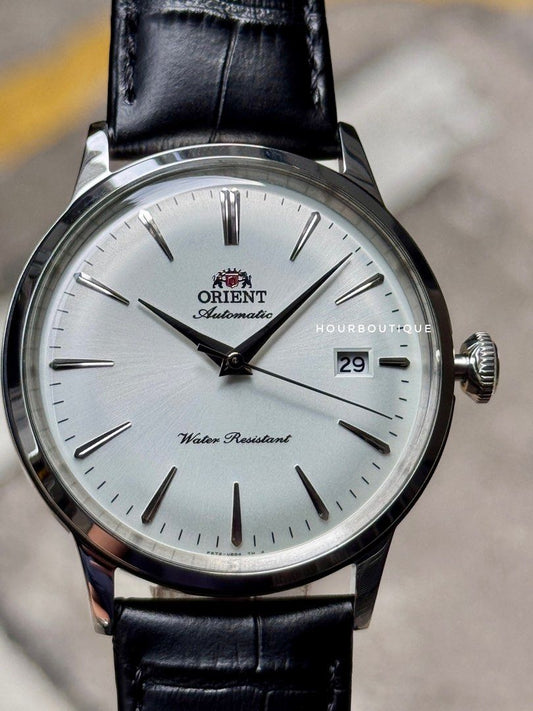 Brand New Orient 40mm Bambino White Dial Automatic Watch RA-AC0031S