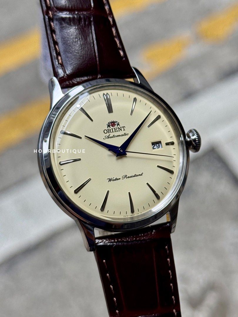 Brand New Orient 40mm Bambino Cream Dial Automatic Watch RA-AC0033Y