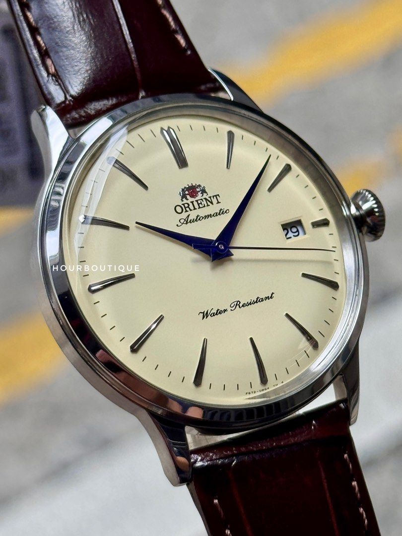 Brand New Orient 40mm Bambino Cream Dial Automatic Watch RA-AC0033Y