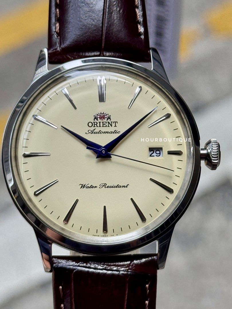 Brand New Orient 40mm Bambino Cream Dial Automatic Watch RA-AC0033Y