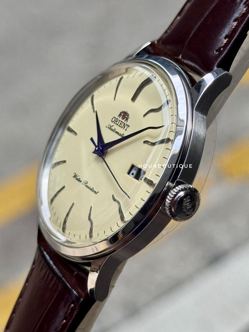 Brand New Orient 40mm Bambino Cream Dial Automatic Watch RA-AC0033Y