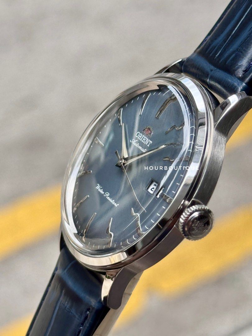 Brand New Orient Bambino 40mm Blue Dial Automatic Watch RA-AC0030L