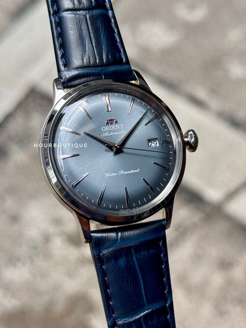Brand New Orient Bambino 40mm Blue Dial Automatic Watch RA-AC0030L