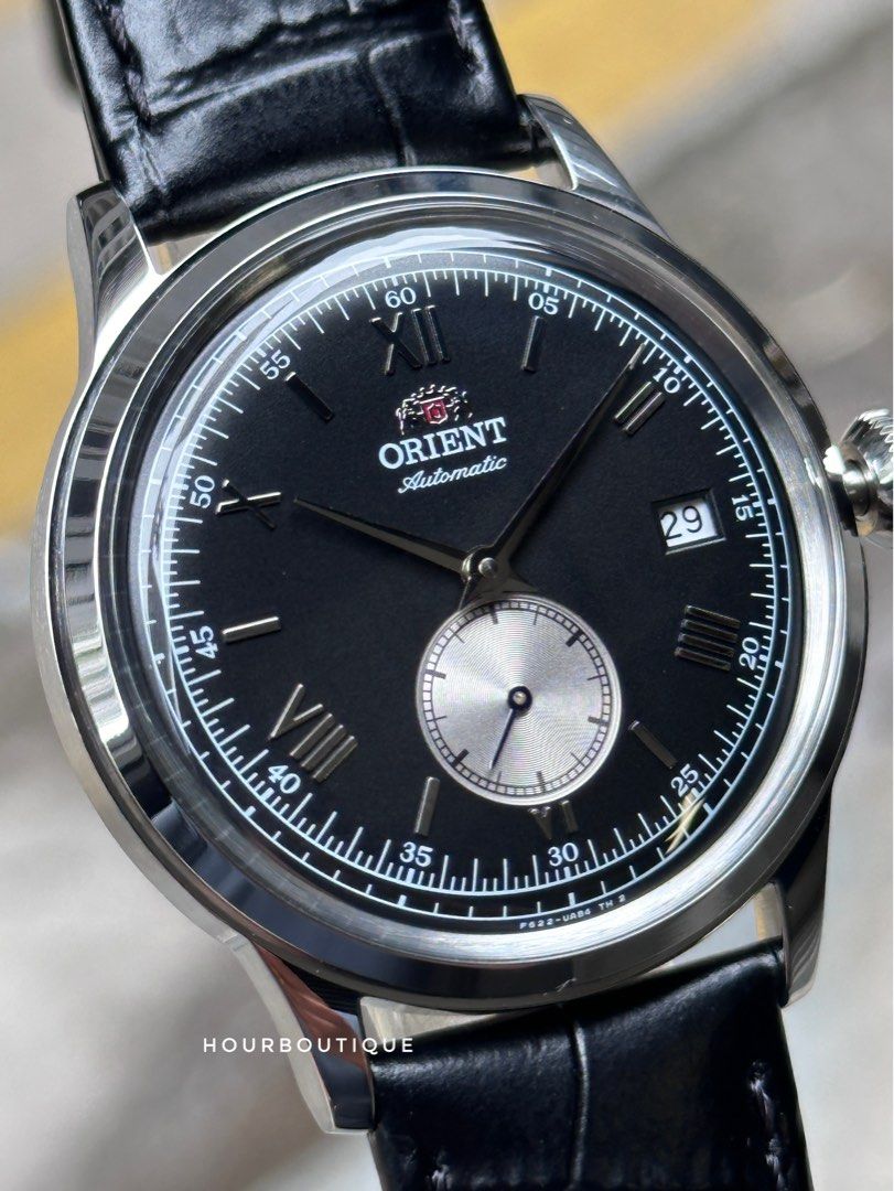 Brand New Orient Bambino Black Dial 38mm Small Seconds Automatic Watch RA-AP0101B