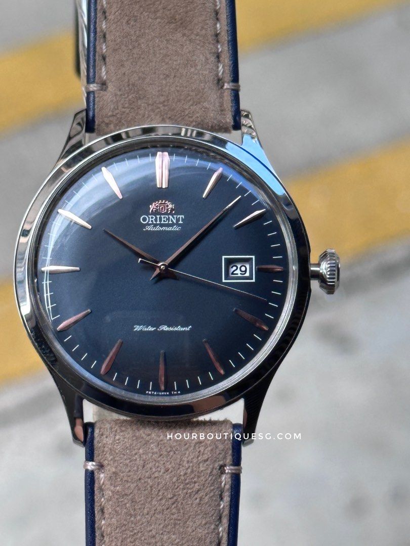 Brand New Orient Bambino Dark Blue Dial Men’s Automatic Watch RA-AC0PL