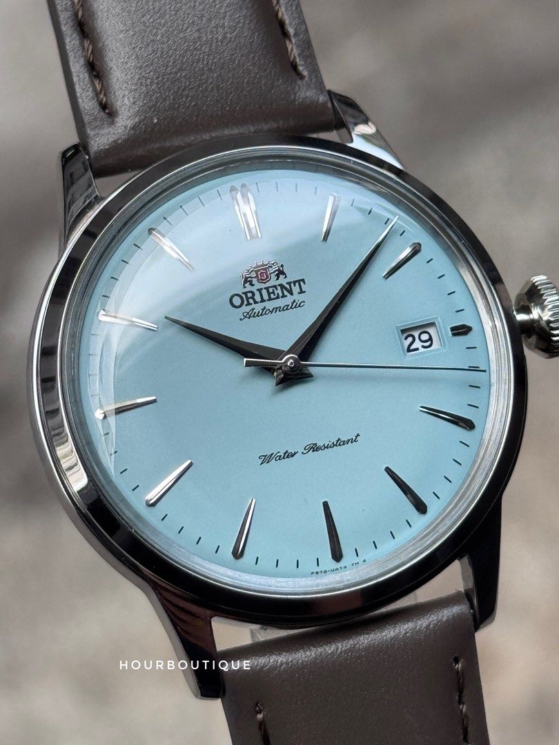Brand New Orient Bambino Sky Blue 38mm Automatic Limited Edition RA-AC0M14L