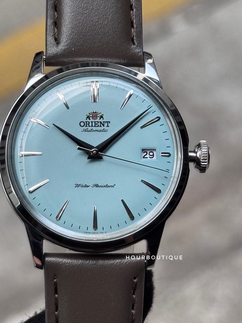Brand New Orient Bambino Sky Blue 38mm Automatic Limited Edition RA-AC0M14L