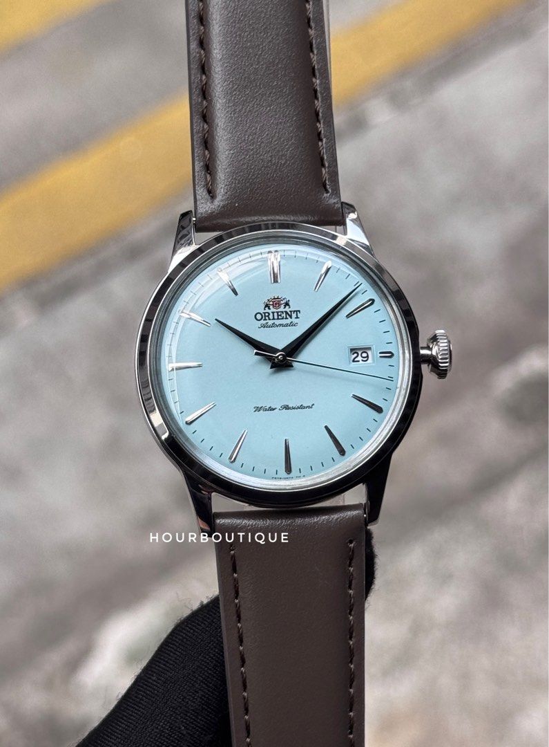 Brand New Orient Bambino Sky Blue 38mm Automatic Limited Edition RA-AC0M14L