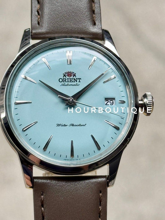 Brand New Orient Bambino Sky Blue Dial Automatic 38mm Watch RA-AC0M14Y