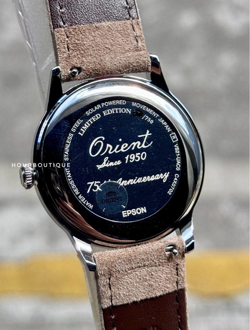 Brand New Orient Bambino Solar Powered Limited Edition 38mm Watch RA-WK0006S