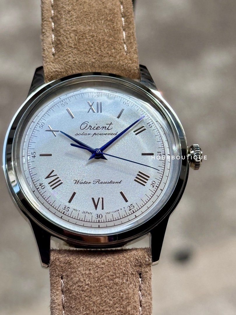 Brand New Orient Bambino Solar Powered Limited Edition 38mm Watch RA-WK0006S