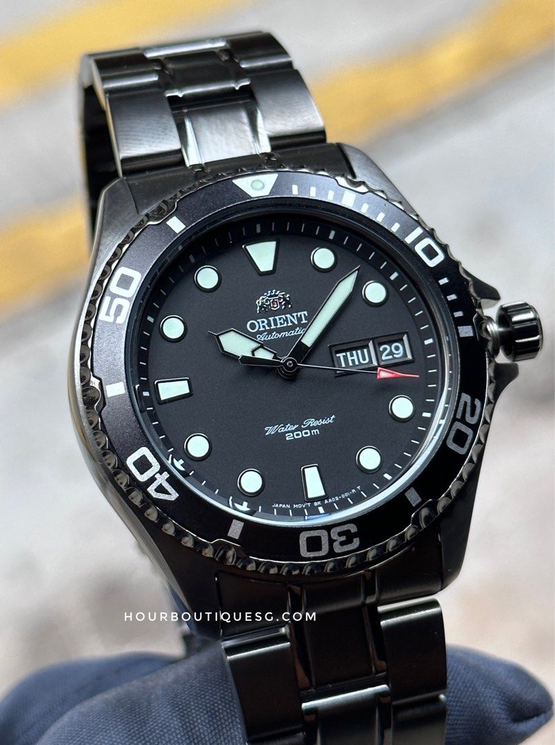 Brand New Orient Divers Black Raven Automatic Men’s Watch AA02003B