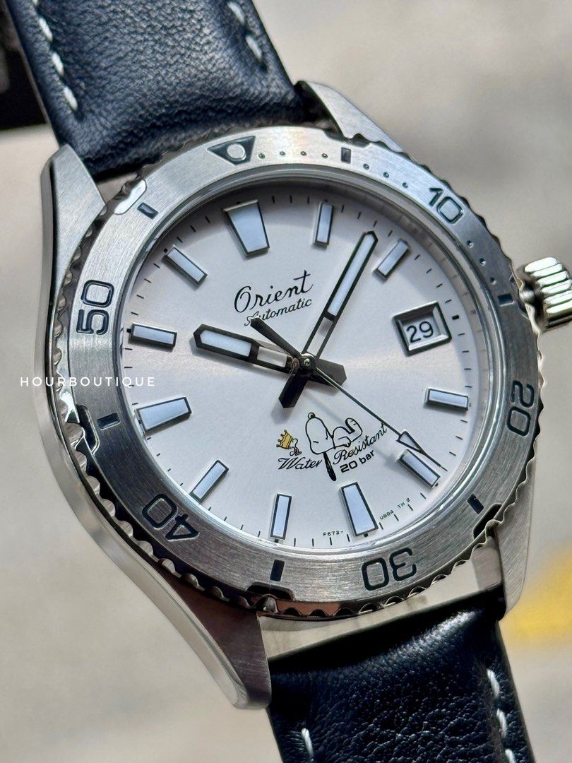 Brand New Orient Mako Divers X Peanuts Snoopy Collaboration Automatic Watch RA-AA0Q08S