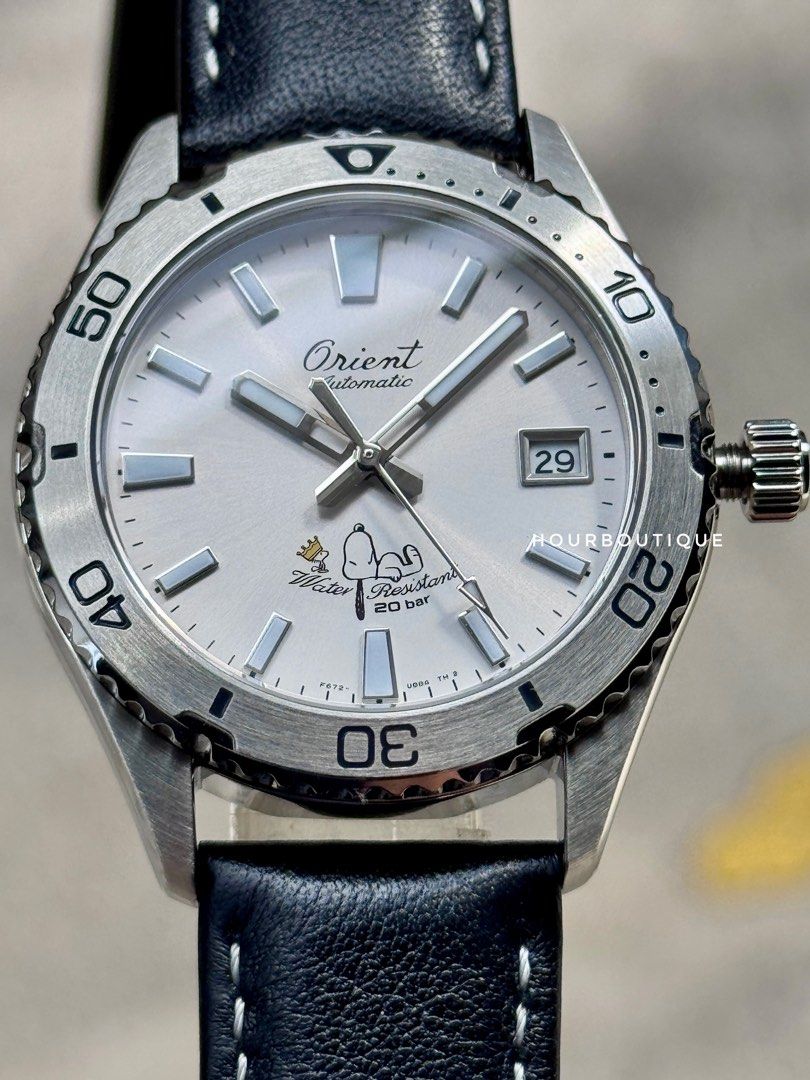 Brand New Orient Mako Divers X Peanuts Snoopy Collaboration Automatic Watch RA-AA0Q08S