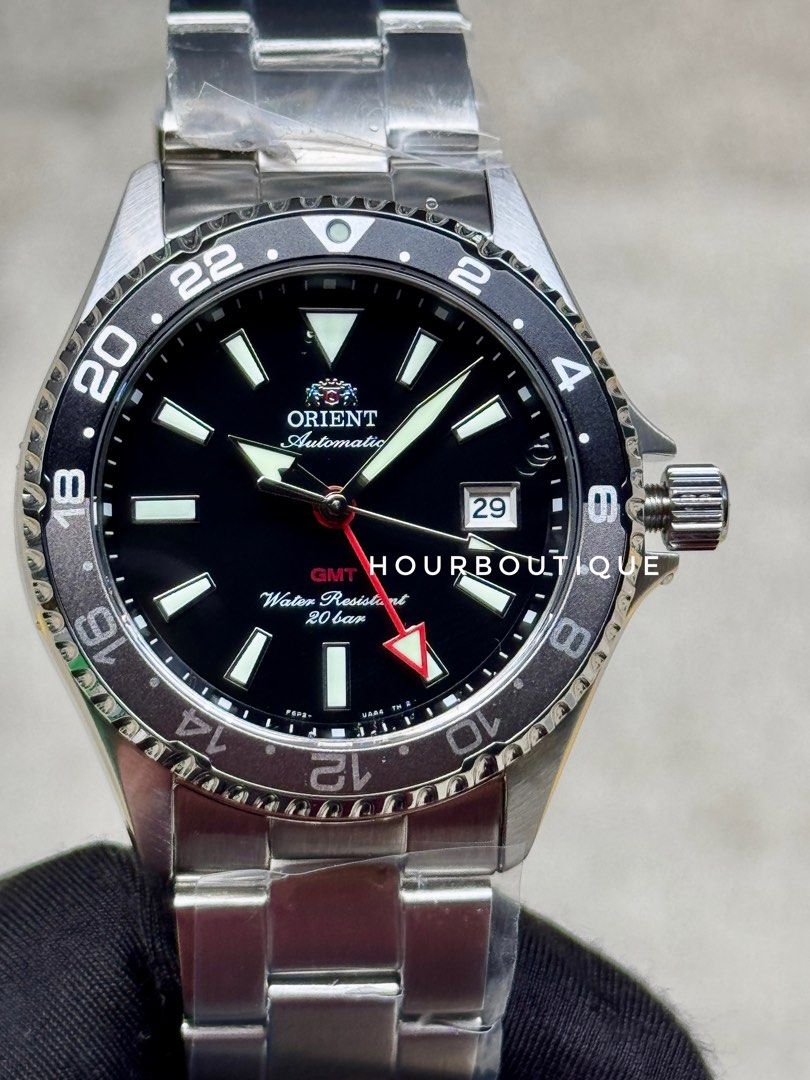 Brand New Orient Mako GMT Black Dial Automatic Divers Watch RA-BC0001B