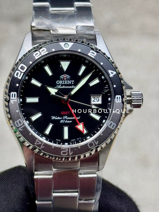 Brand New Orient Mako GMT Black Dial Automatic Divers Watch RA-BC0001B