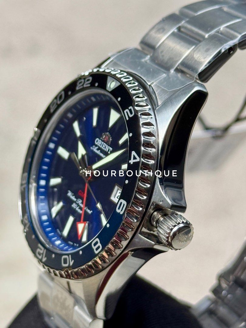 Brand New Orient Mako GMT Blue Dial Automatic Divers Watch RA-BC0003L
