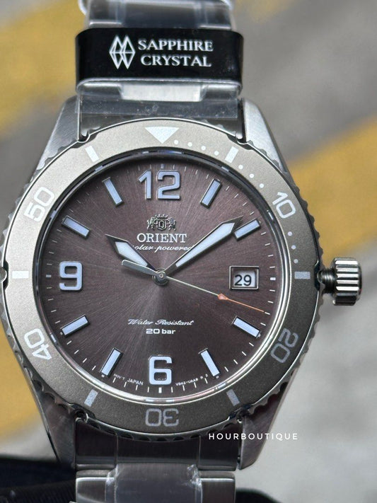 Brand New Orient Mako Sapphire Copper Dial Solar Powered Divers Watch RA-WJ0004Y