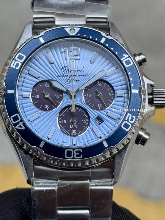 Brand New Orient Mako Solar Chronograph 75th Anniversary Divers Watch RA-TX0210L