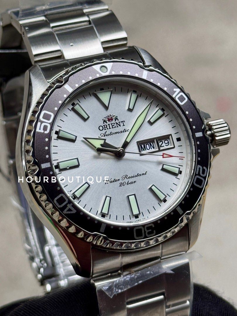 Brand New Orient Mako White Dial Automatic Divers Watch RA-AA0825S