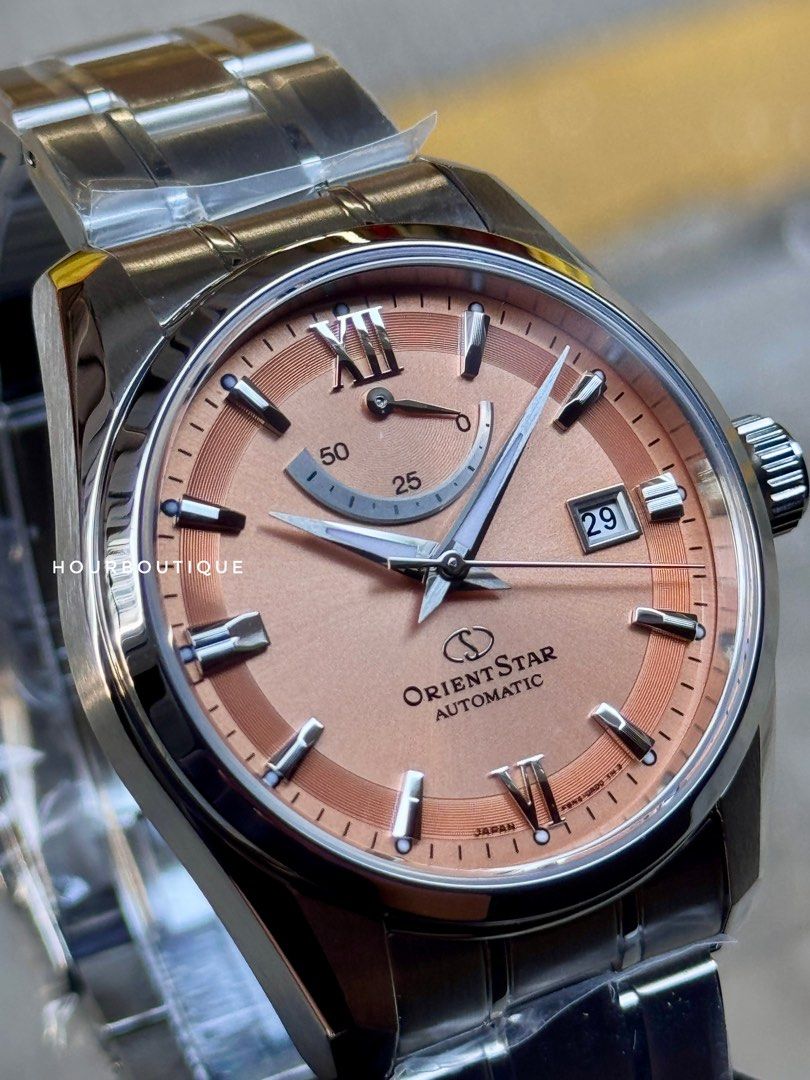 Brand New Orient Star Apricot Orange Dial Automatic Watch RE-AU0108G