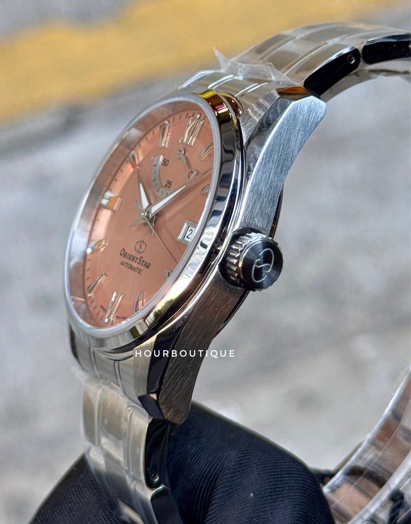 Brand New Orient Star Apricot Orange Dial Automatic Watch RE-AU0108G