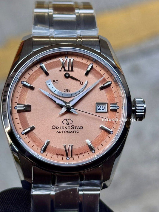 Brand New Orient Star Apricot Orange Dial Automatic Watch RE-AU0108G