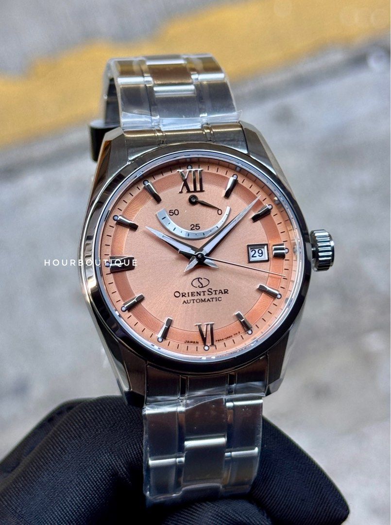 Brand New Orient Star Apricot Orange Dial Automatic Watch RE-AU0108G
