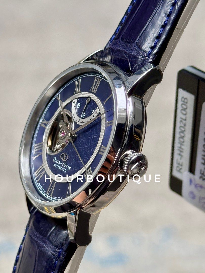 Brand New Orient Star Blue Dial Automatic Dress Watch RE-HH0002L