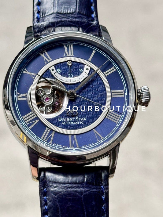 Brand New Orient Star Blue Dial Automatic Dress Watch RE-HH0002L