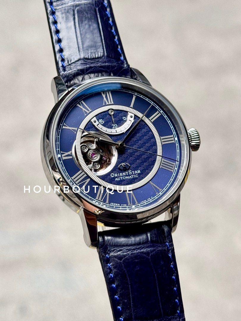 Brand New Orient Star Blue Dial Automatic Dress Watch RE-HH0002L