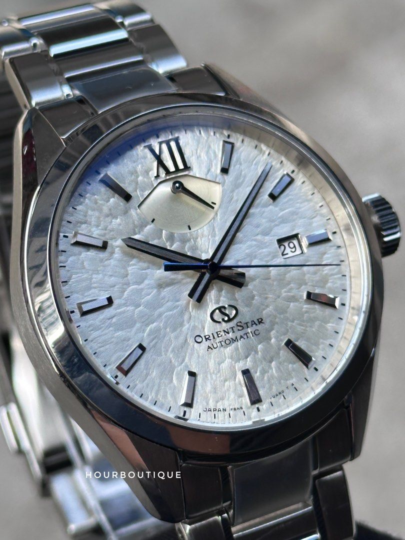 Brand New Orient Star Celestial White Meteorite Dial Automatic Mens Watch M34 RE-BX0002S
