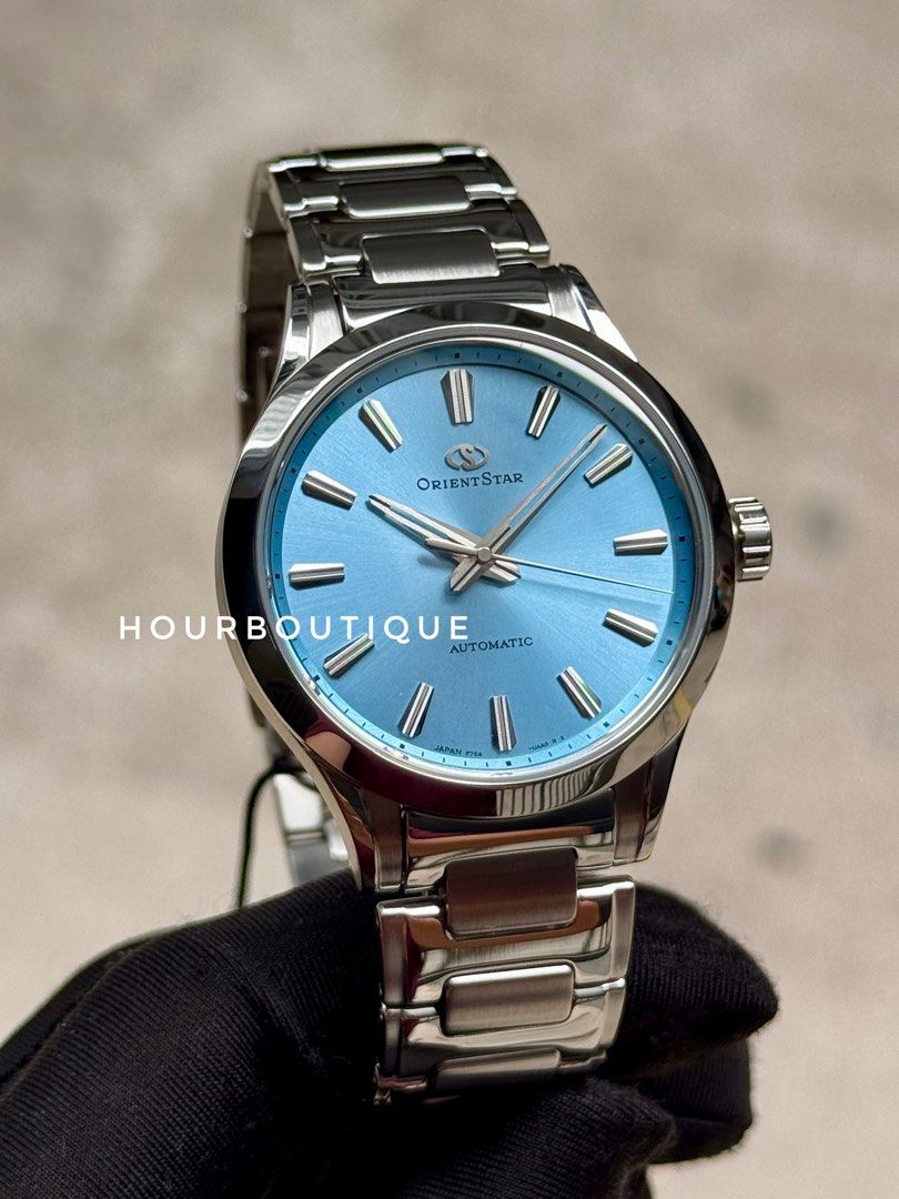 Brand New Orient Star Ice Blue Dial 75th Anniversary Automatic Watch Re-BQ0002L