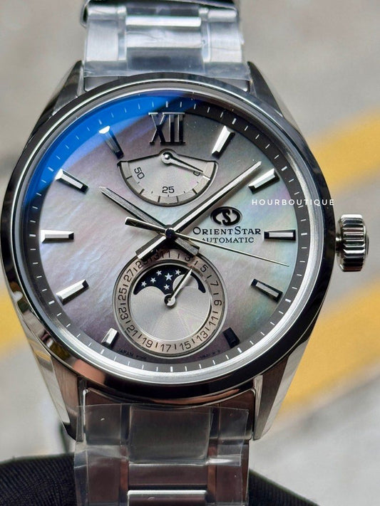 Brand New Orient Star Limited Edition MOP Dial MoonPhase Automatic Watch RE-AY0202A