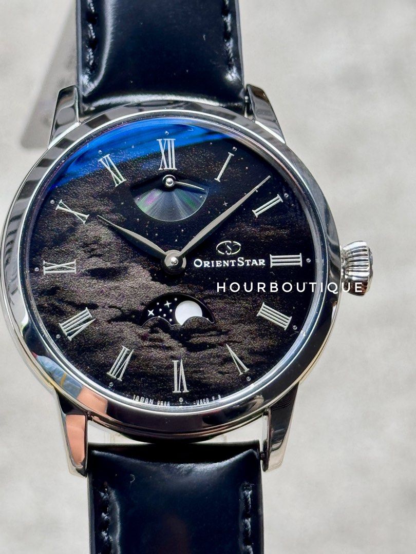 Brand New Orient Star M45 140pc Limited MoonPhase Manual Winding Watch RE-BW0008B