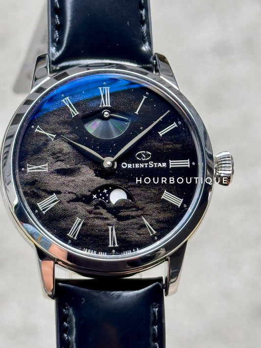 Brand New Orient Star M45 140pc Limited MoonPhase Manual Winding Watch RE-BW0008B